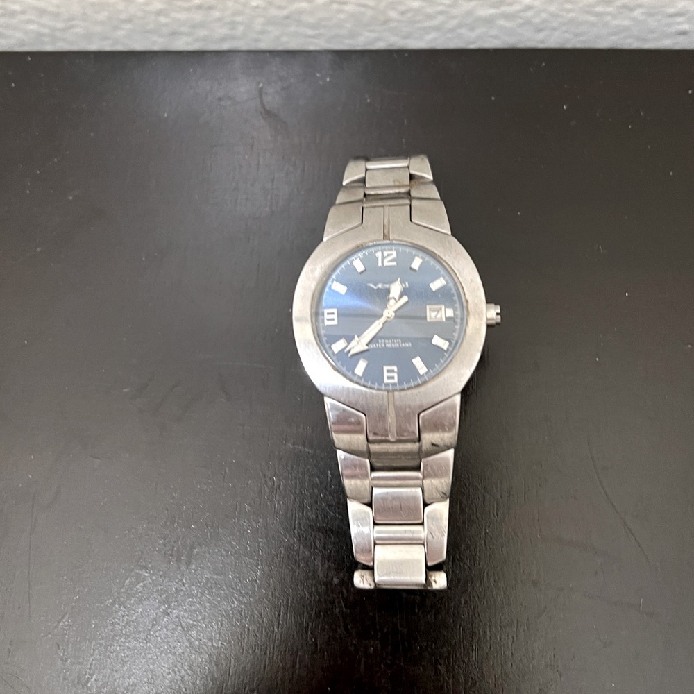 Vintage Vestal Motorhead Men’s Stainless Steel Watch